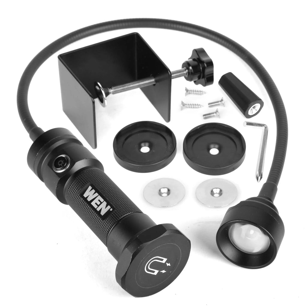 and 24-Inch Task Magnetic LED WEN Flexible Work Kit Light