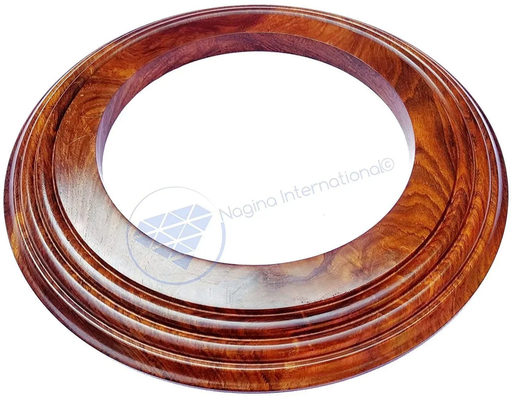 Solid | (4 Hardwood Base Polished Frame Inches) Nagina Handcrafted Wooden International