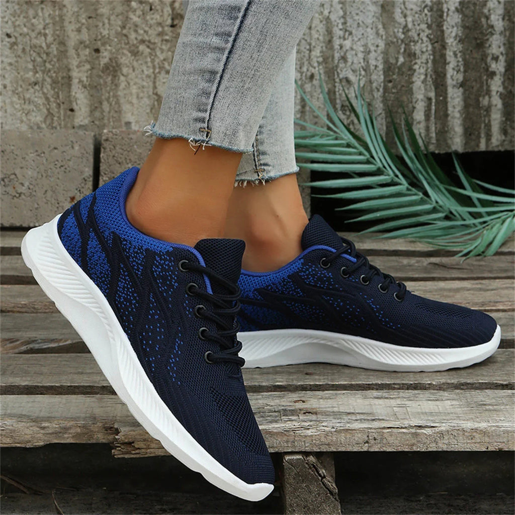 Sneakers Sneakers and Women Shoes Pattern dimension Autumn Mesh Breathable Summer 1/2 11 Women Up Comfortable Fashion Colorblock Cross AdBFJAF Lace and