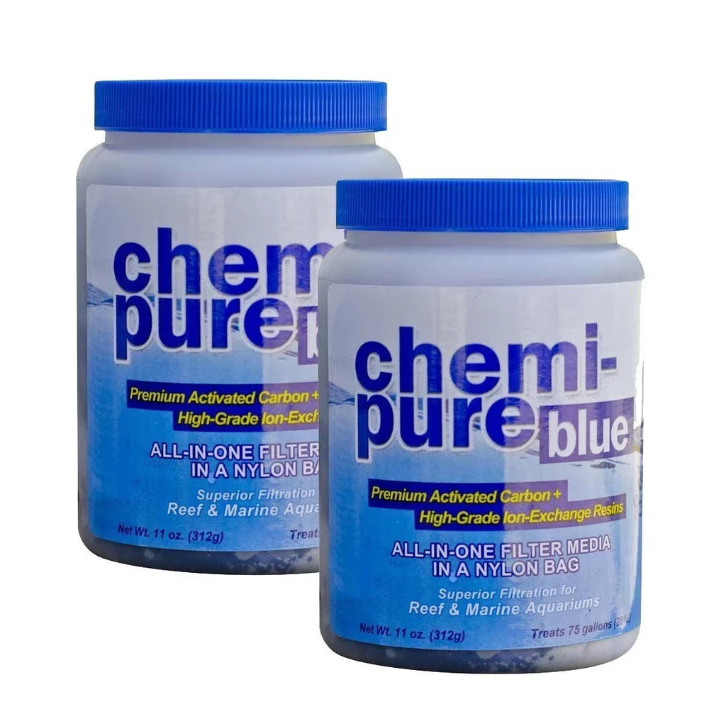 Pack) Media 11-Ounce Filtration Chemi-Pure Enterprises (2 for Boyd Aquarium, Blue