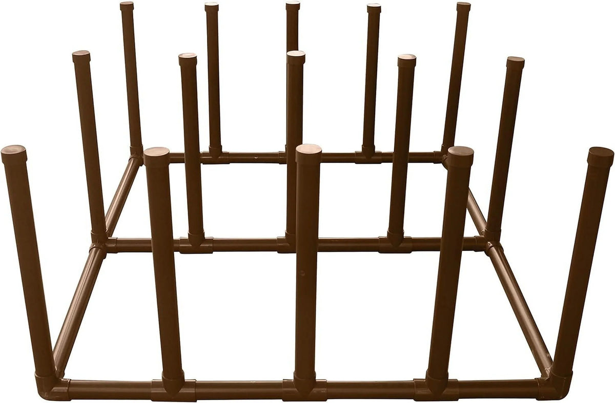 and Storage Brown L 12 Raft (61" Floats, W x for - Noodles, Surfboards, design Float x Poolside (Brown) Rack 44" QIXIAN Bar 26.5" Organizer 664413 Paddles, H), Towels,