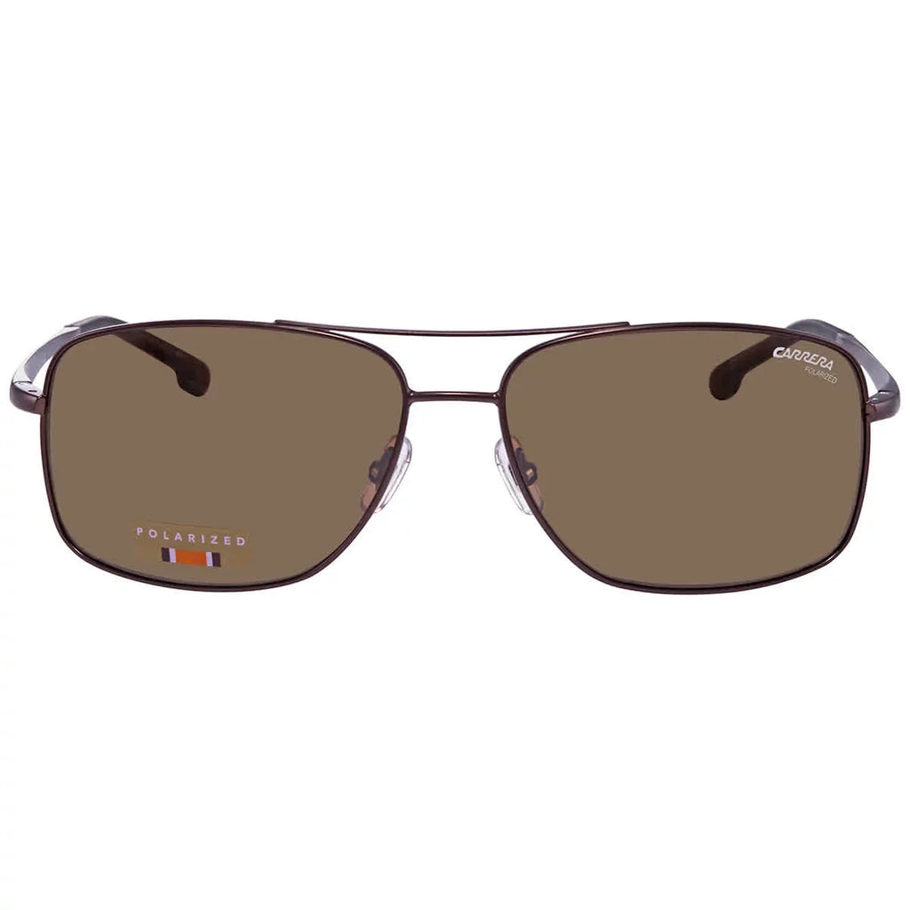 Carrera Polarized Bronze Rectangular Men'S Sunglasses Carrera 8040/S 009Q/Sp 60