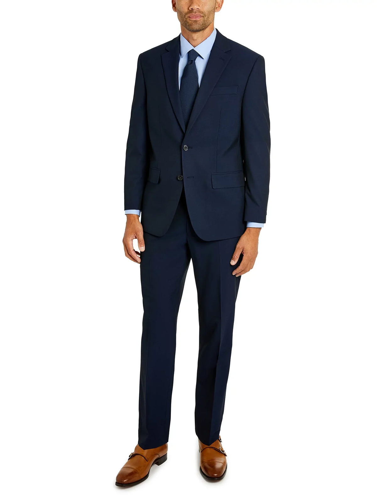 Izod Tailored Plain Fit Men's Suit Classic