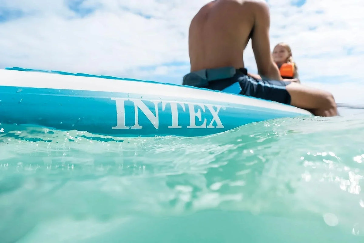 320 Inflatable Series Paddle Open - TEAL Box AquaQuest Board INTEX