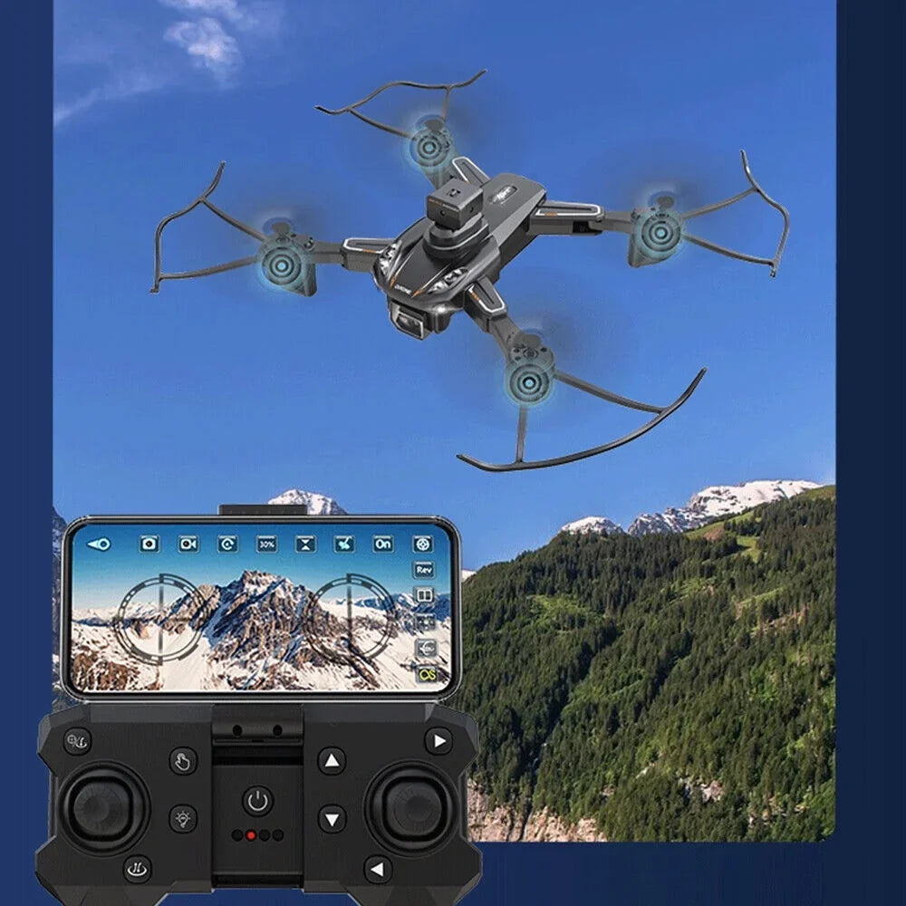 HD Avoidance 4K Obstacle Dual Camera Drone Technology JLLOM Design Foldable - Quadcopter with and