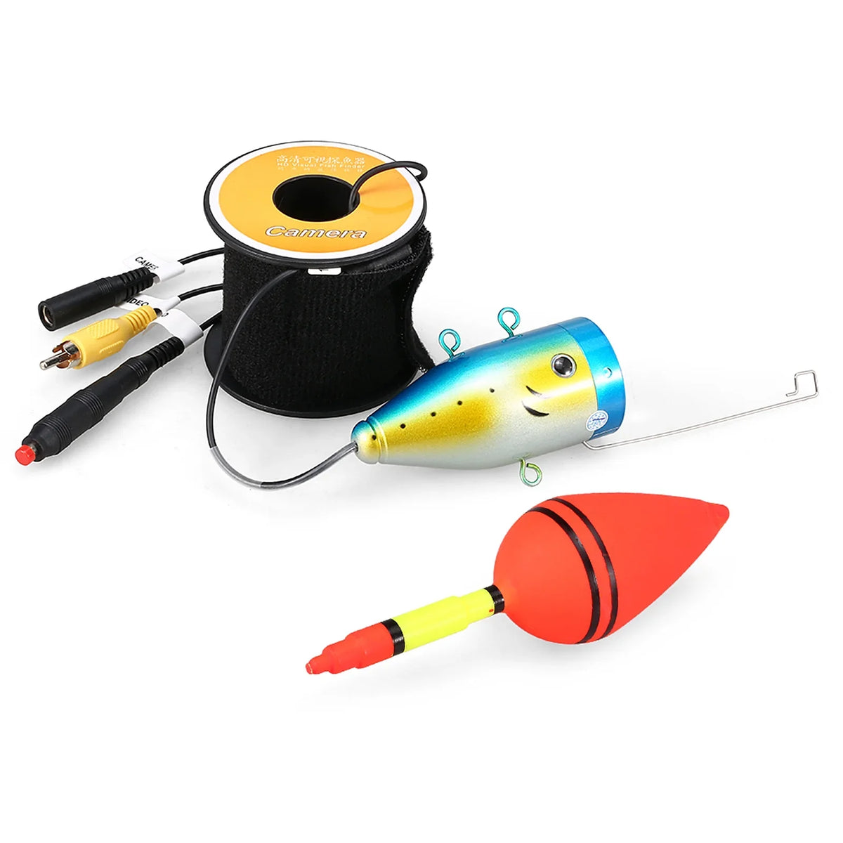 Fish 15m30m50m Fishing Shape LEDs Waterproof Mixfeer 1200TVL Cable Underwater 24 Ice Boat Vision with Fishing Night Accessories