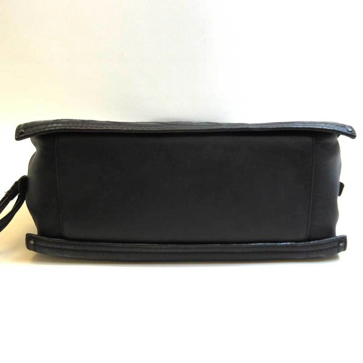 (Good) Tote Black Pre-Owned Bag Loewe Leather Shopper Semi-shoulder Women's