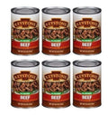 (6 Cans Pack) Keystone All Natural Beef 14.5 Oz Can ✅ Emergency Survival Food For Camping Hiking And Backpacking Ready To Eat ✅