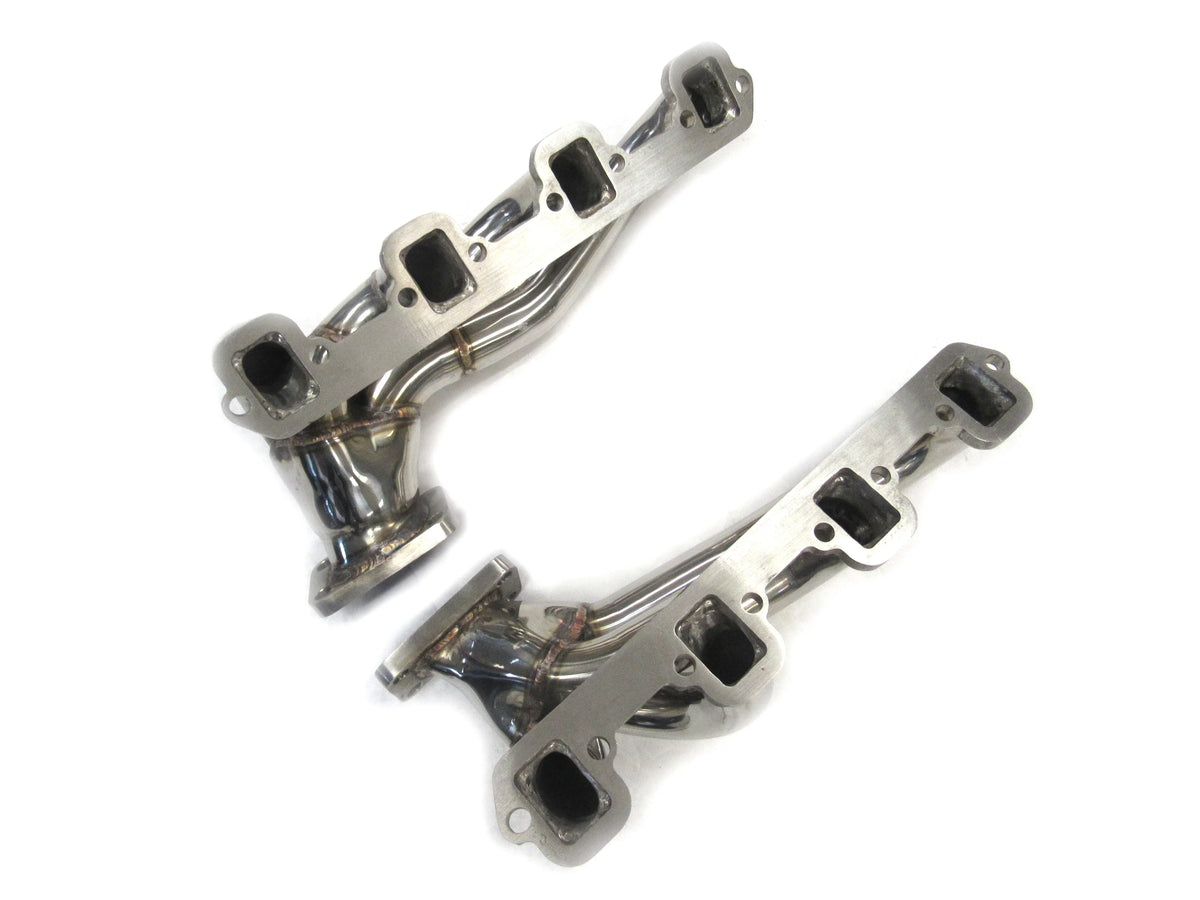 Obx-Rs Stainless Manifold For 79 Thru 93 Ford Mustang Gt/Lx 5.0L/260/289/302/351 Cid, T3 Flange
