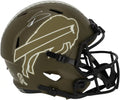 Stefon Diggs Buffalo Bills Autographed Riddell 2022 Salute To Service Speed Replica Helmet - Fanatics Authentic Certified