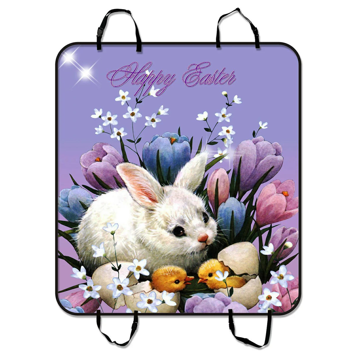 Car Happy Cars Pet 54x60 Seat Cargo SUV Seat Trunk Easter Trucks and Mat inches Cover Mat GCKG Dog Car New Hammock For design Mat