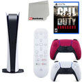 5 with Vanguard, Digital Controller, and Red Bundle Playstation Kit Accessory Cleaning Remote, Extra Cloth Cosmic ( Call Starter Duty: PS5 Digital) Media Microfiber of Version