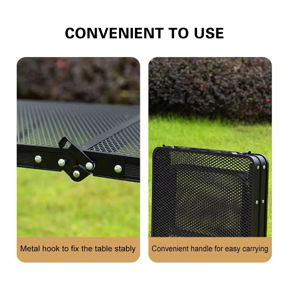 Food Compact Portable, OWSOO Picnics Table, Folding and and Station for Prep Camping, Essential