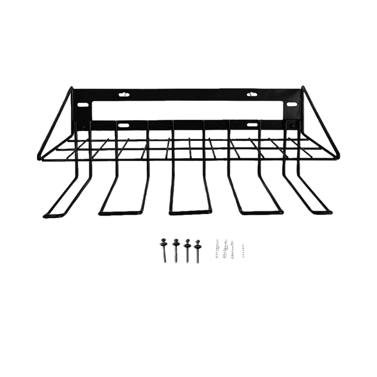 Rack Duty Utility Storage Metal Easy Wire Design Accessories Two Mount Access for Easily Wall Heavy Assemble Floating Tool Tier Shelf