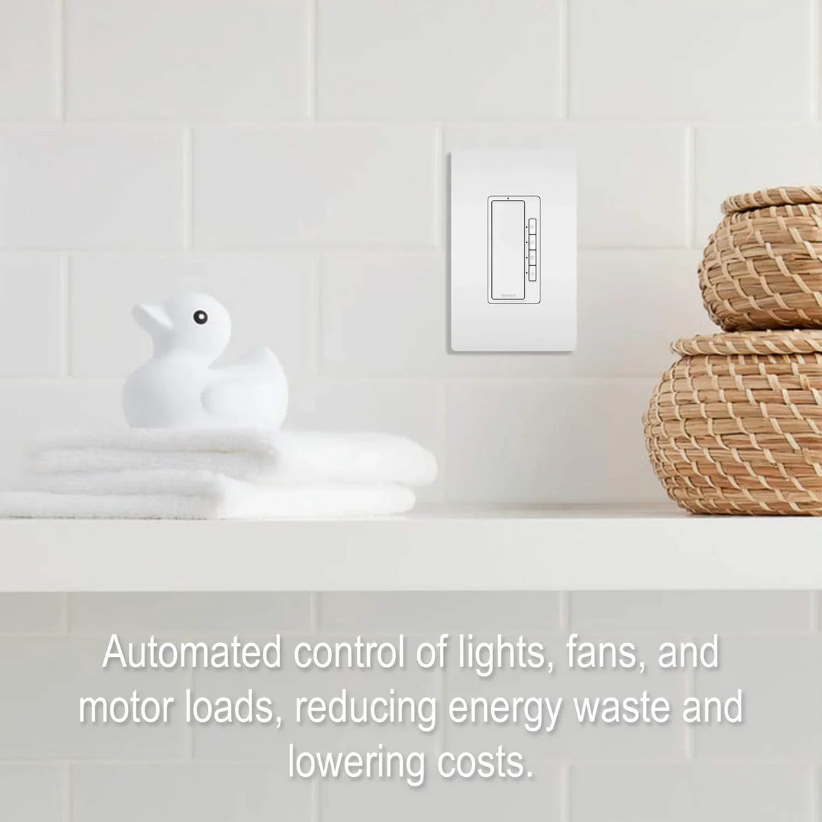 Seymour WHT Pack Legrand 4 Pass 60MIN Timer Switch &