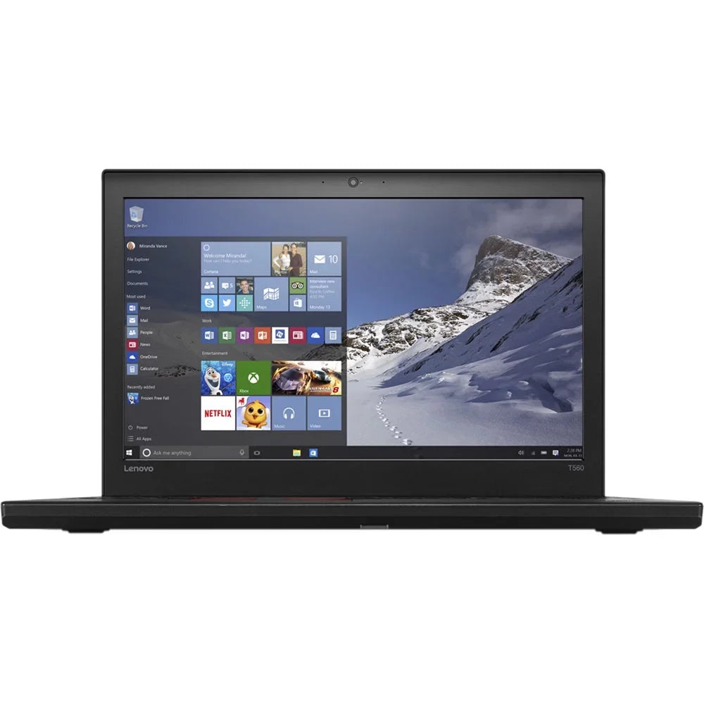 Scratch & i7 4GB Dent GHz Laptop T560 Lenovo Thinkpad Ram 320GB 2.60 - Intel Core W10P