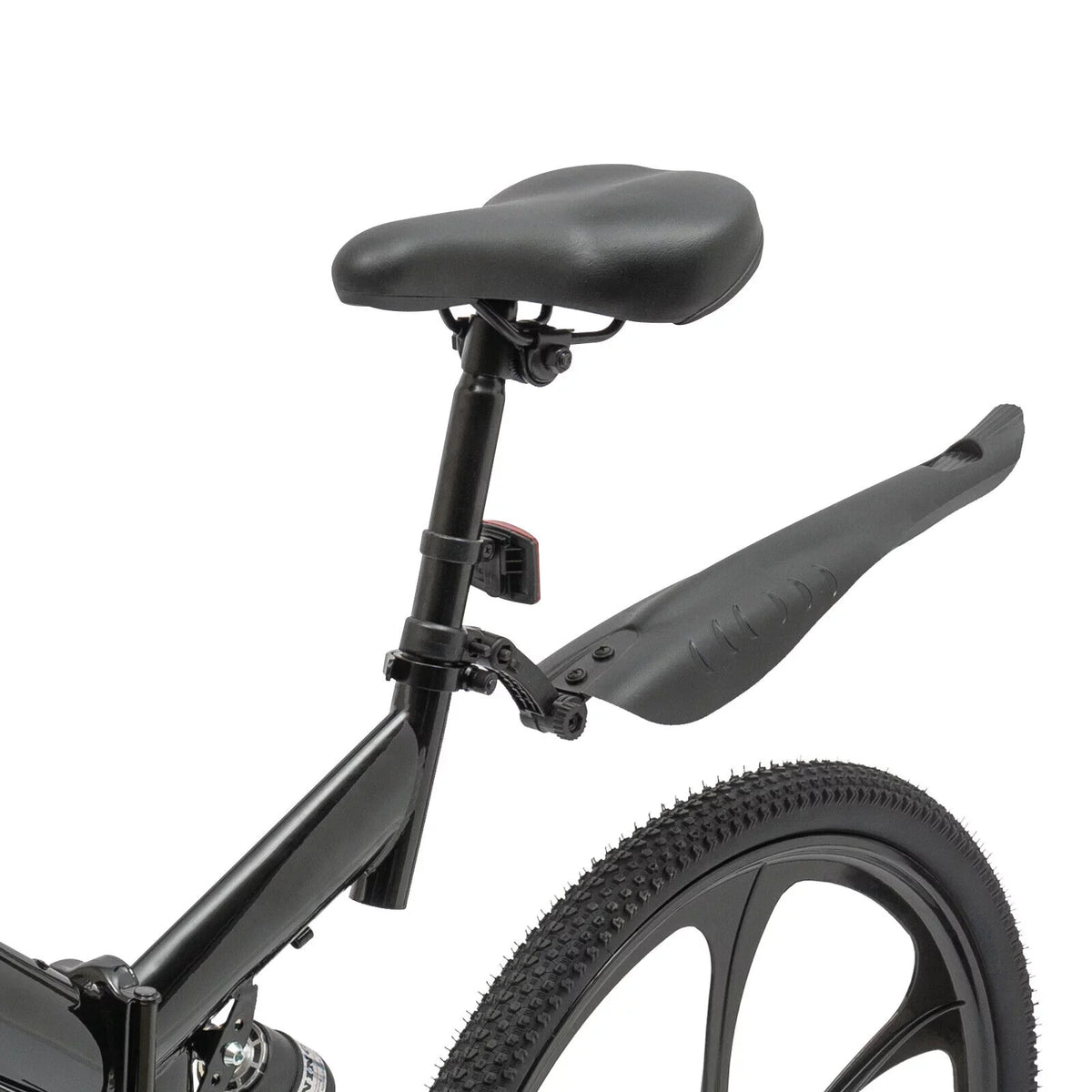 Miumaeov 26" Black Adult Folding Bike 21-Speed Shifter Folding City Bike Lamp Weight Carbon Steel Camping Bicycle Max Loading 150Kg/330Lbs
