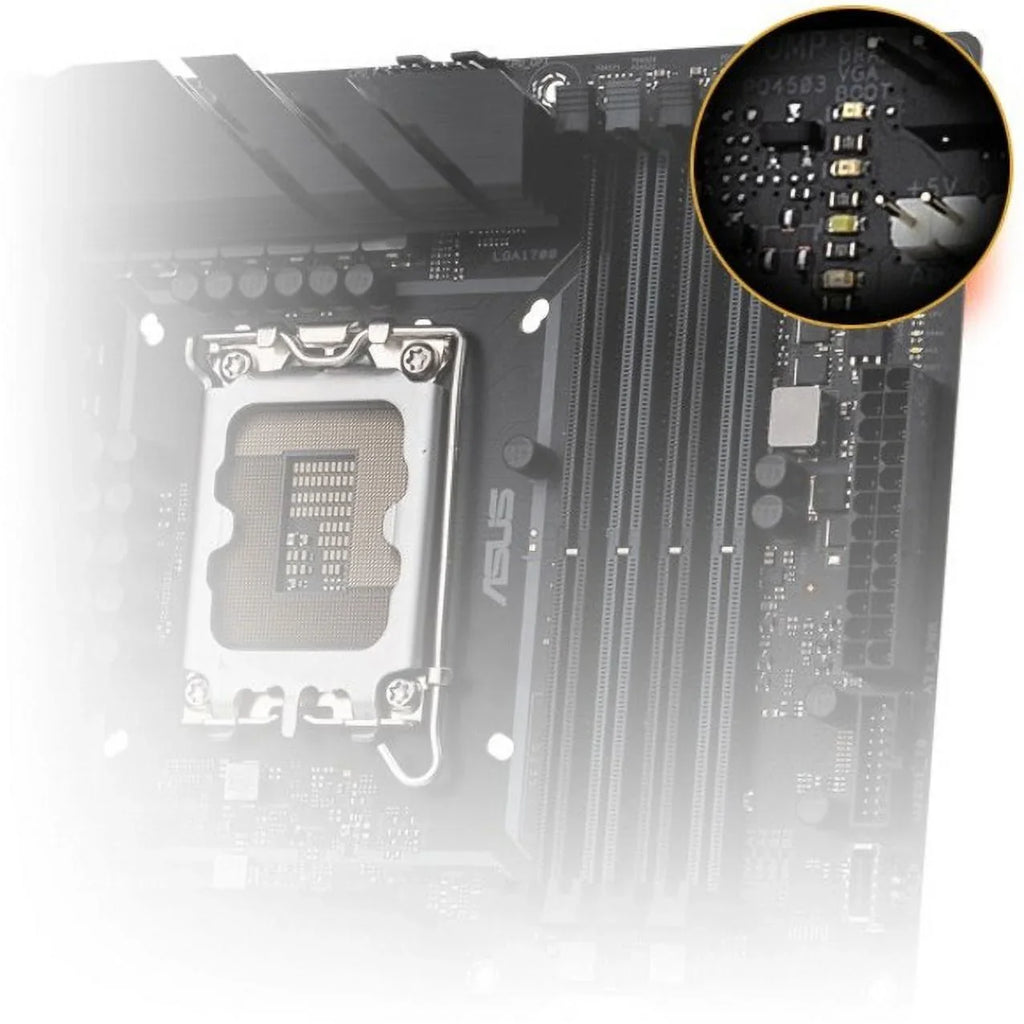 LGA 12th Front WiFi LAN, WIFI TUF 3.2 Gb D4 ATX 5.0, Gen) ASUS H670-PRO (Intel (PCIe 14+1 4xPCIe M.2 1 2.5 6, Gaming 4.0 Slots, 1700 Motherboard DDR4, USB DrMOS, Type-C) GAMING &13th Gen
