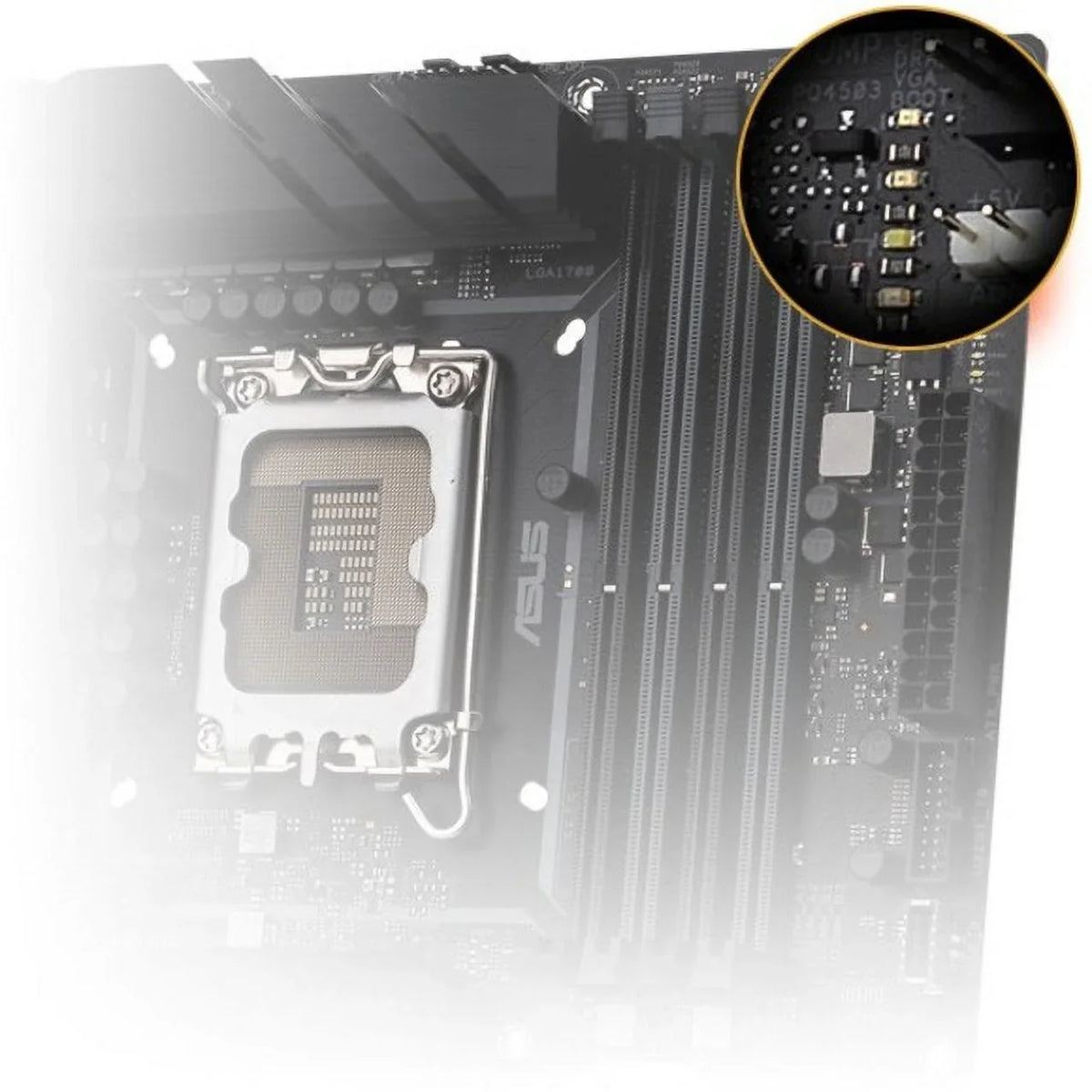 LGA 12th Front WiFi LAN, WIFI TUF 3.2 Gb D4 ATX 5.0, Gen) ASUS H670-PRO (Intel (PCIe 14+1 4xPCIe M.2 1 2.5 6, Gaming 4.0 Slots, 1700 Motherboard DDR4, USB DrMOS, Type-C) GAMING &13th Gen
