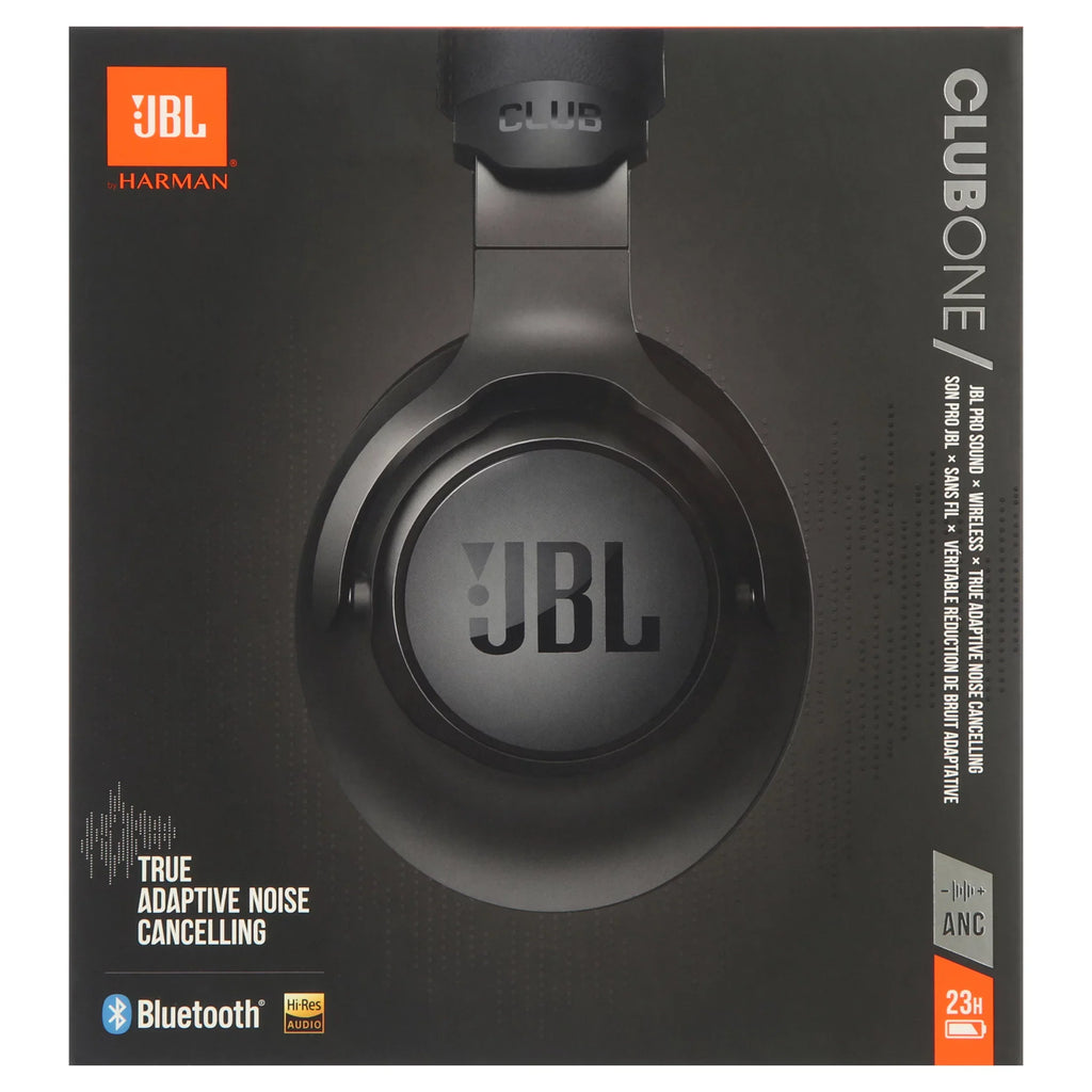 (Black) with Noise Headphones Club JBL Wireless ONE Cancelling Over-Ear