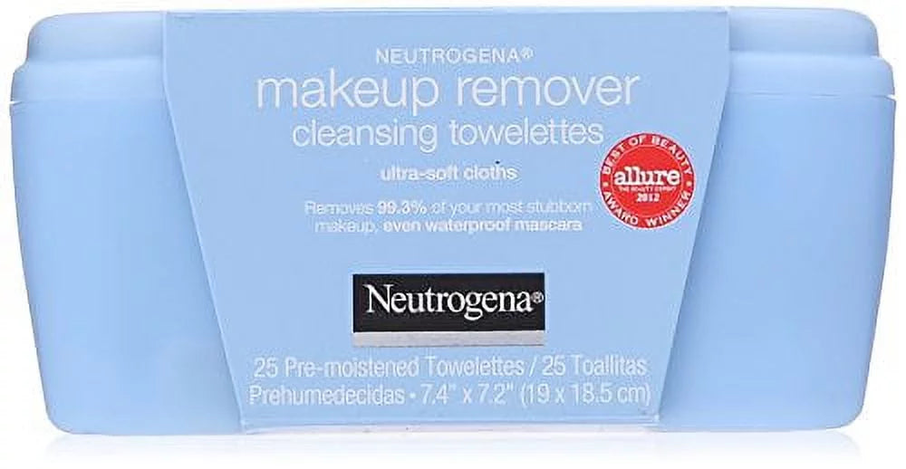 Each Towelettes Remover Cleansing Pack Makeup Count 25 2 - Neutrogena