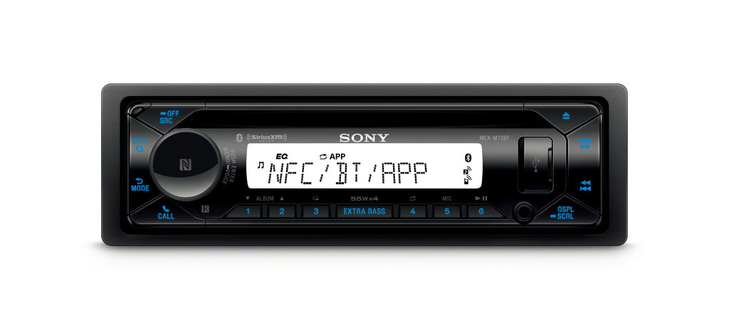 Sony Mex-M72Bt Marine Cd Receiver With Bluetooth® Wireless Technology
