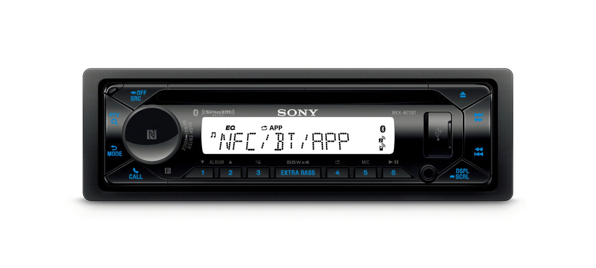 Sony Mex-M72Bt Marine Cd Receiver With Bluetooth® Wireless Technology