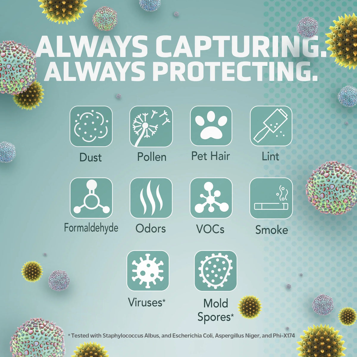 Air HEPA V Guardian for and Filter Replacement AC151 Pure Purifiers, AirSafe Pet FLT151PT Filter Germ Genuine