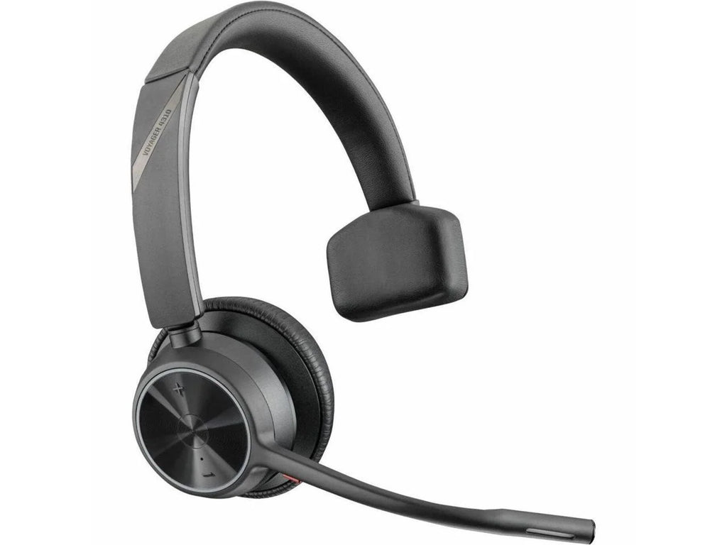 '- - with - kHz - Mono Monaural Hz Bluetooth 4310 Headset - 20 On-ear - 20 Condense... - Voyager Charge Ear-cup Stand USB-C Wireless Electret Assistant Siri, Over-the-head, - - - - 298.6 ft Poly