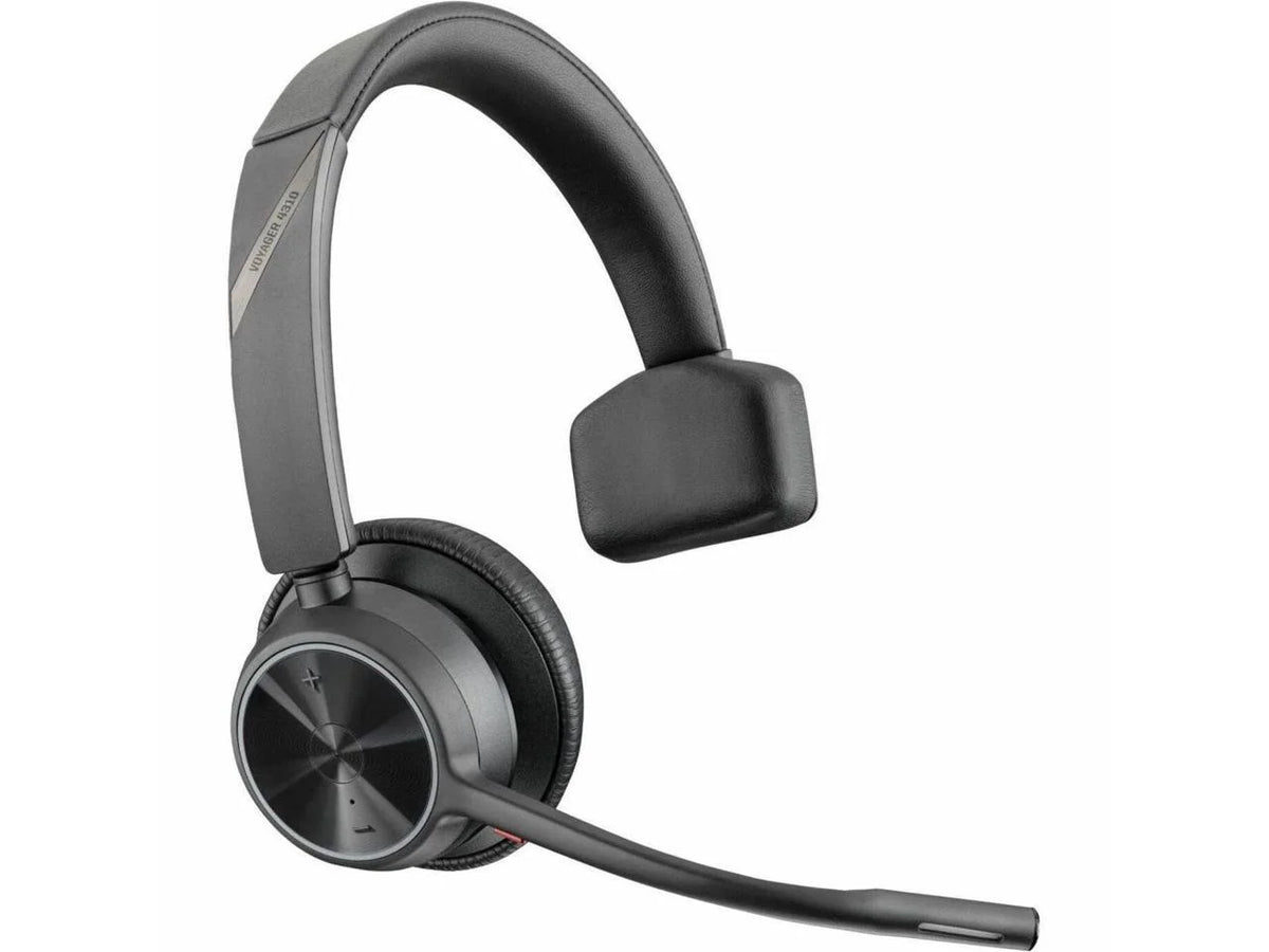 '- - with - kHz - Mono Monaural Hz Bluetooth 4310 Headset - 20 On-ear - 20 Condense... - Voyager Charge Ear-cup Stand USB-C Wireless Electret Assistant Siri, Over-the-head, - - - - 298.6 ft Poly