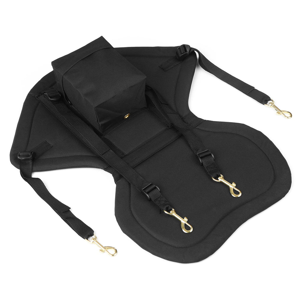 Lixada Water Repellent Children Kayak Seat With Back Support Kids High Back Canoe Seat Boats Cushioned Seat Pad For Watersports