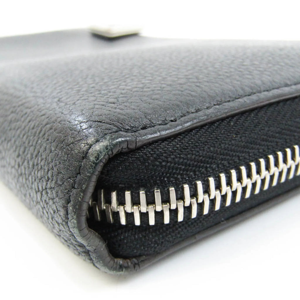 Pre-Loved Louis Vuitton Portefeuille Comet M60146 Women'S Veau Cachemire Leather Long Wallet (Bi-Fold) Noir (Good)