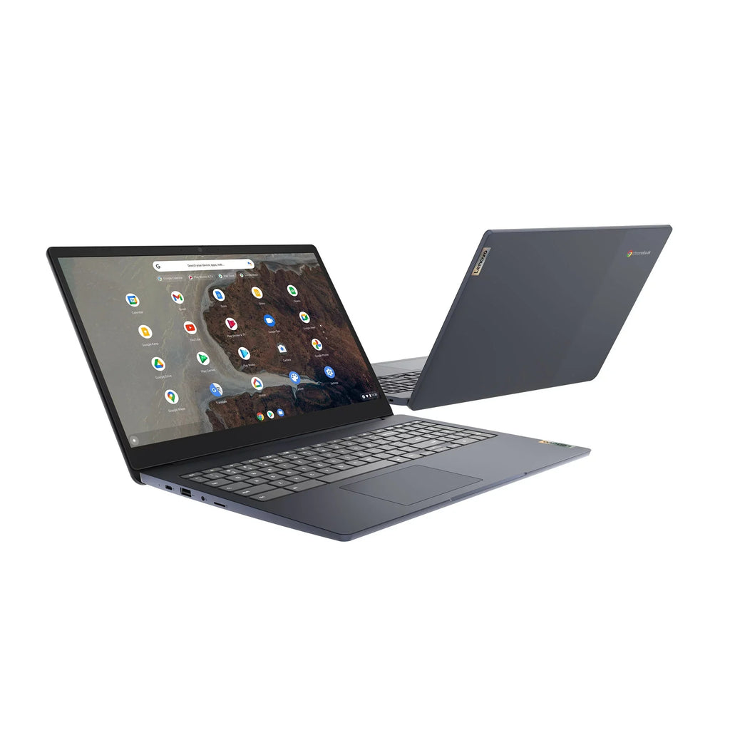 Notebook UHD, 64GB IdeaPad IPS, 3 Laptop, 15.6" Lenovo Chromebook 4GB, FHD N6000,