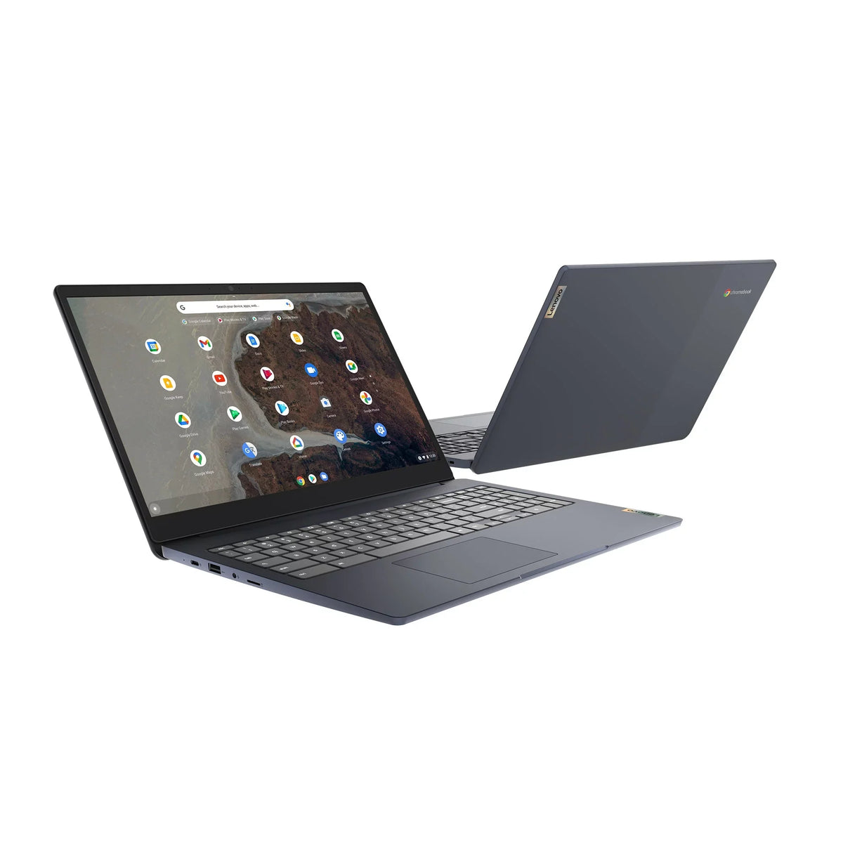 Notebook UHD, 64GB IdeaPad IPS, 3 Laptop, 15.6" Lenovo Chromebook 4GB, FHD N6000,