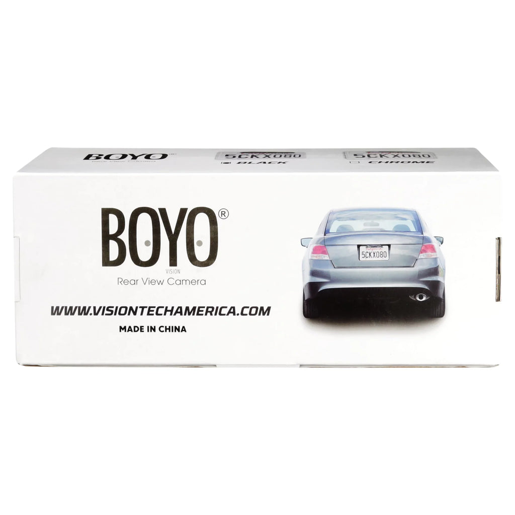 Camera License Backup and Parking LED with BOYO Lights VTL420CL (Black) - Bar-Type Lines Plate