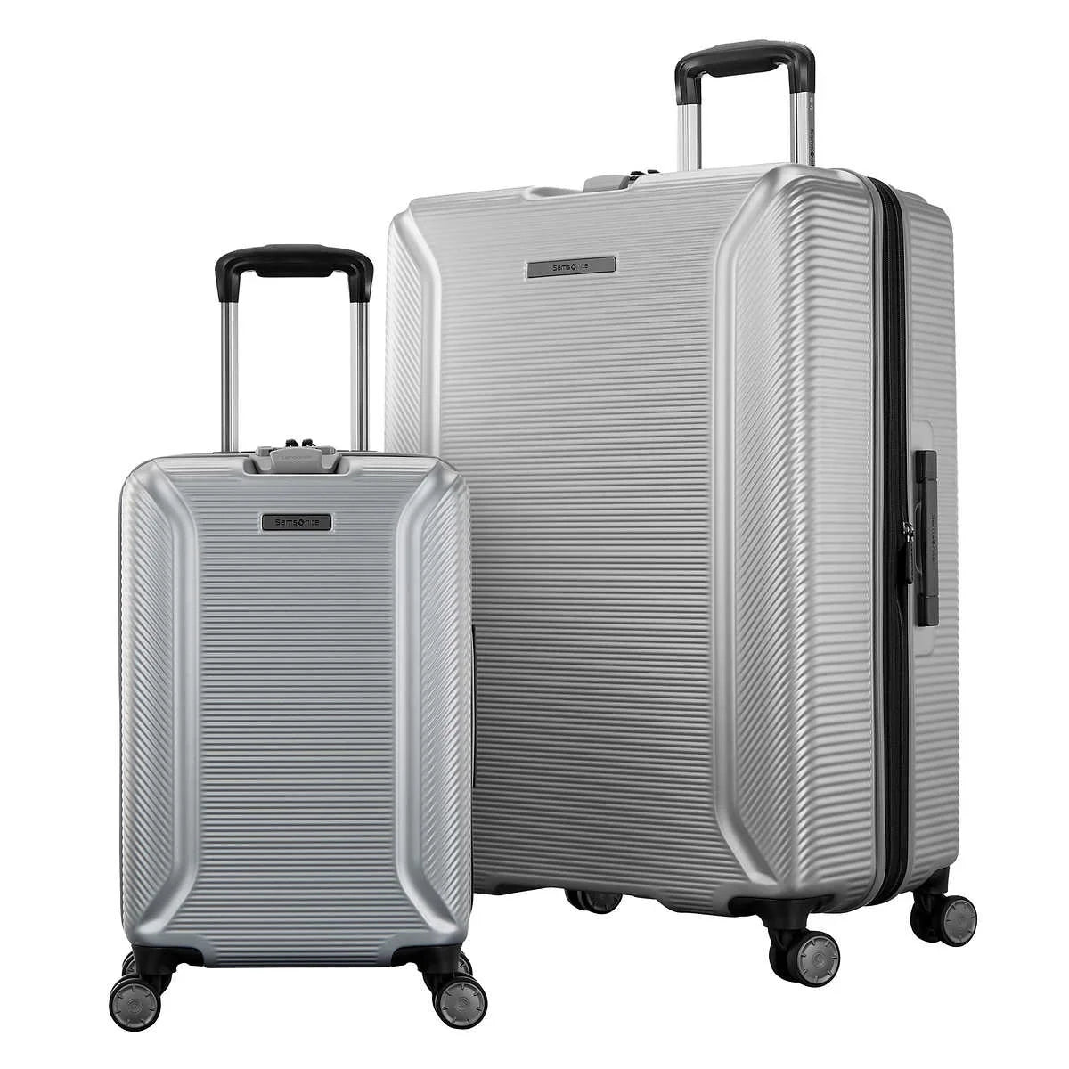 Set, XLT Element Hardside Samsonite 2-piece Silver