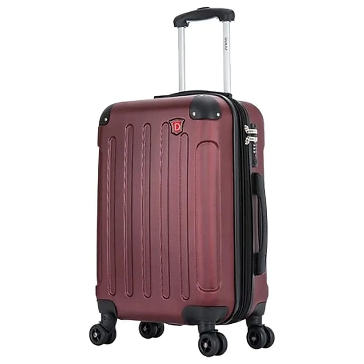 (DKINT00S-WIN) Plastic Spinner 4-Wheel DUKAP INTELY Wine Luggage