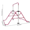 Gymnastics Height Training Height Equipment and Bar, Horizontal Bars Folding Adjustable Home - for Expandable Gymnastics GNJINX Kids, Junior Adjustable
