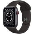 Pre-Loved Apple Watch Series 6 44Mm Gps - Space Gray Aluminum Case - Black Sport Band (2020) - Fair