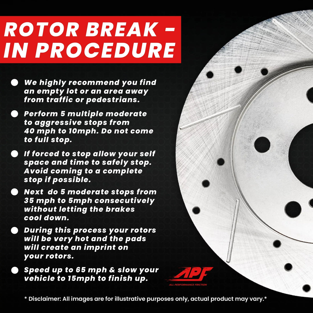 1998-2002 Rotors Brake For Drill/Slot Ranger Zinc Rear