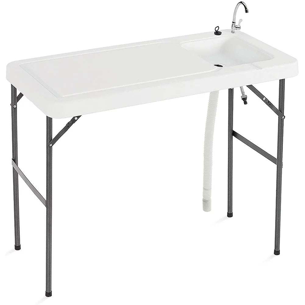 Modern Home Portable Folding Outdoor Fish Fillet Table For Cleaning/Cutting