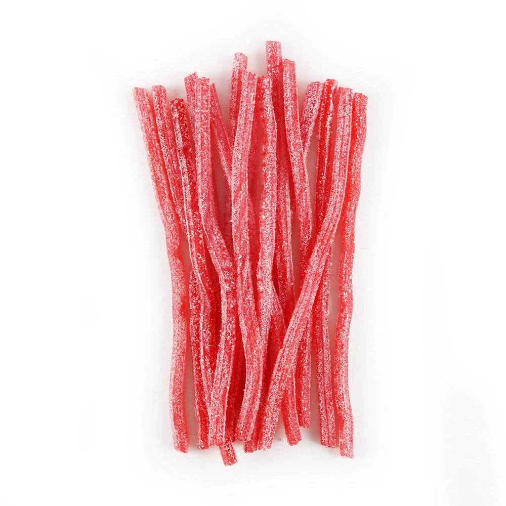(24ct Caddy) Punch 2oz Sour Strawberry, Tray Straws,