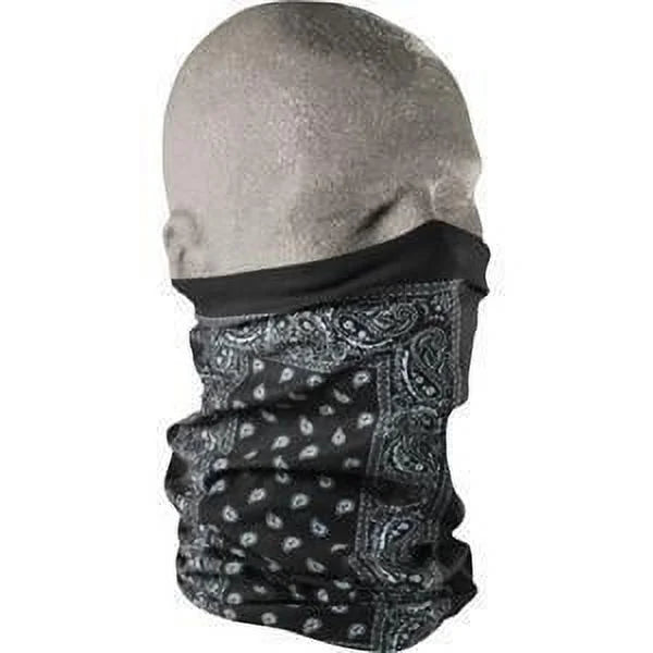Fleece-Lined Urban Headgear Motley Tube Black (OSFM, Zan Urban Camouflage Flag Flag) Camouflage