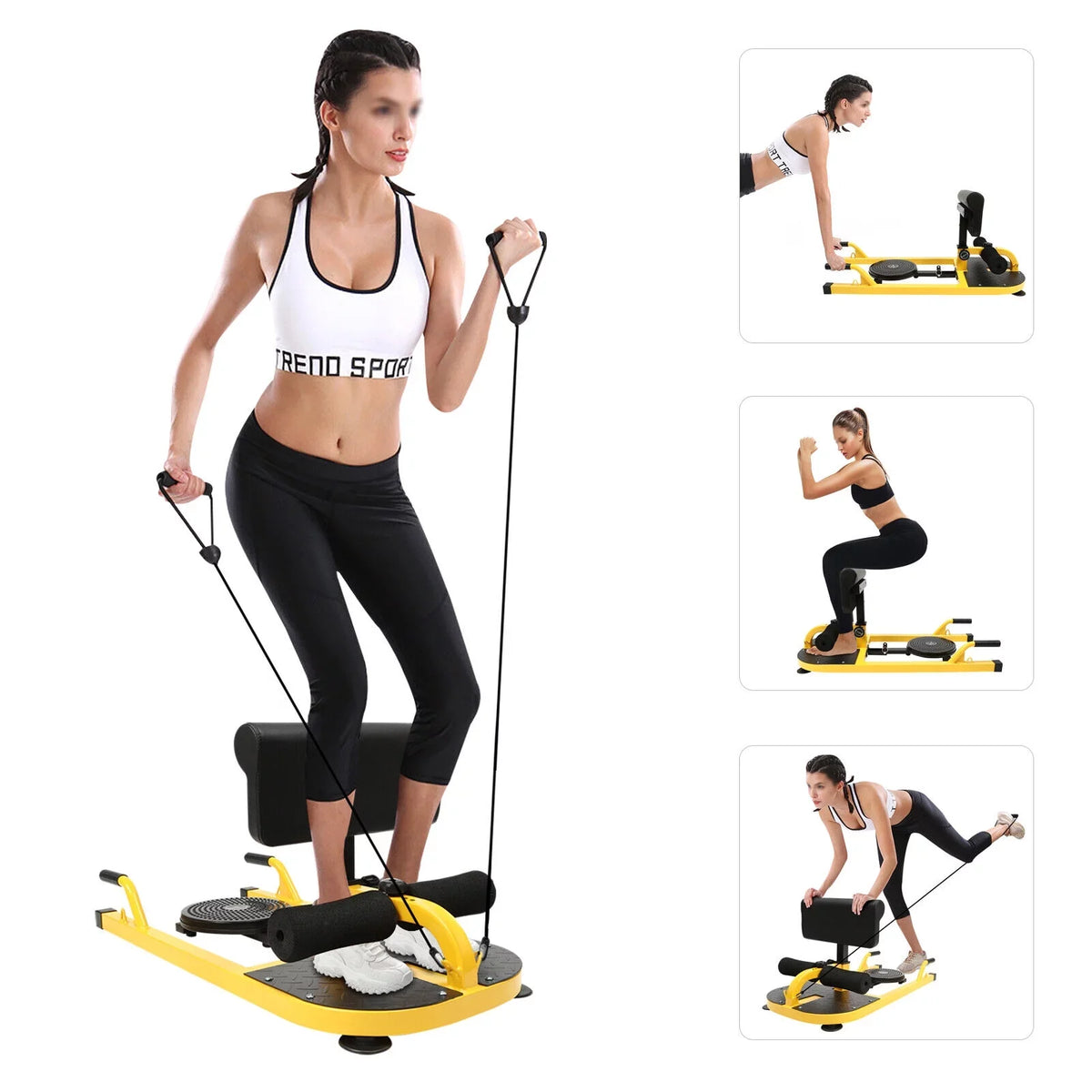 Gym Adjustable Trainer Home Deep Squat Machine Ab Squat Multifunctional Sissy