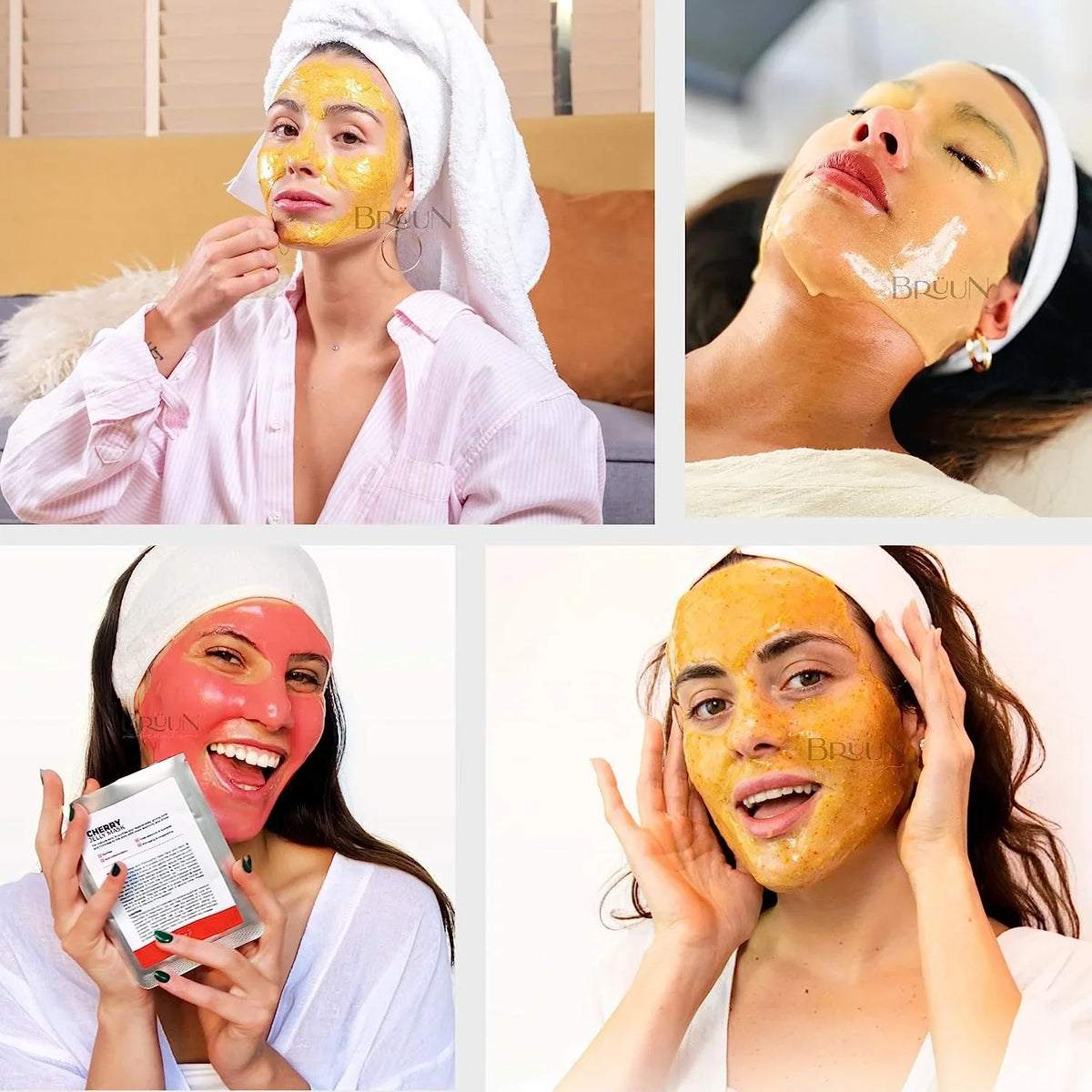 BRÜUN 23 Jar Jelly Set Care Sea Jar fl Spa | Moisturizing Face Skin oz Mask Gel Mask Mask Care Mud Rubber Peel-Off