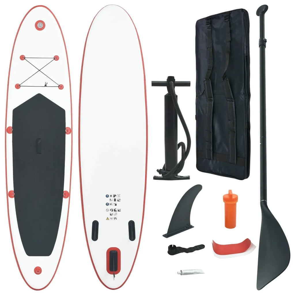 Set Paddle And With X Leash Red 153.5" parcel,Inflatable Inflatable Oar - Waterproof Oar Paddle Fin - Red Andoer Hand Hand Pump White Aluminum With Set Paddle And Leash Set Paddle
