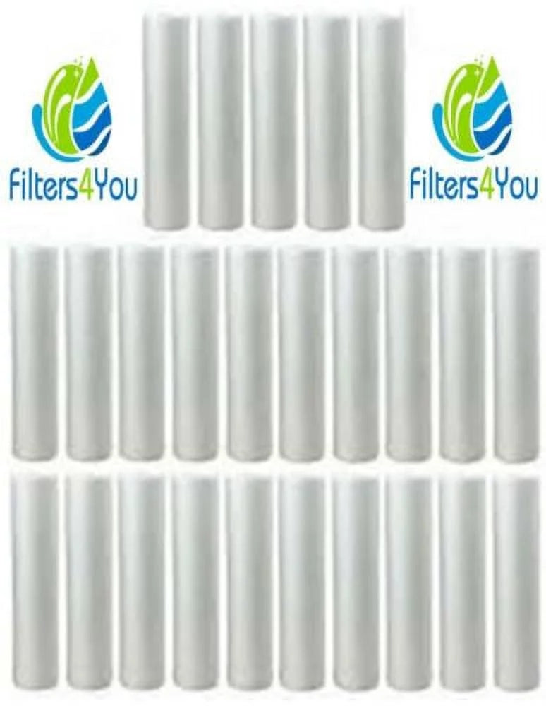 50 2.5" Cartridges House Sediment liquid 10" Filter Biodiesel micron 25 x Whole