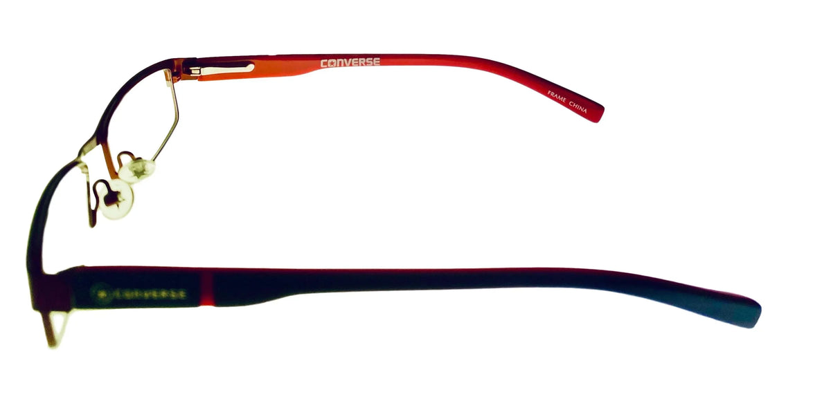 Metal Converse Frame Rectangle Womens Nitro 46mm Red Soft Ophthalmic
