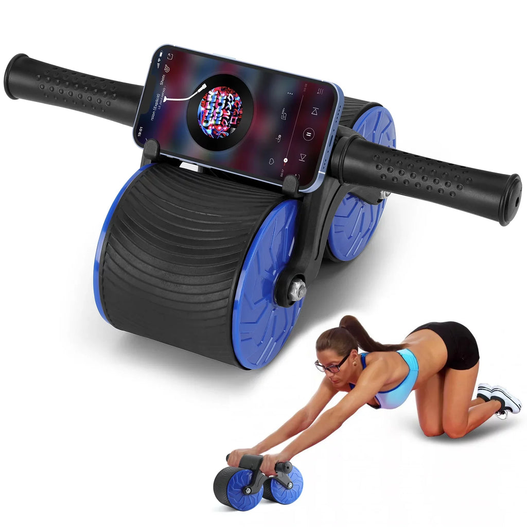 Fitness Abdominal Roller Training. Beginner to Strength Muscle for Wheel, Abdominal Automatic for Home Core Strength Training Wheel at - Workout Wheel Advanced Equipment Abs Ab Rebound Gym