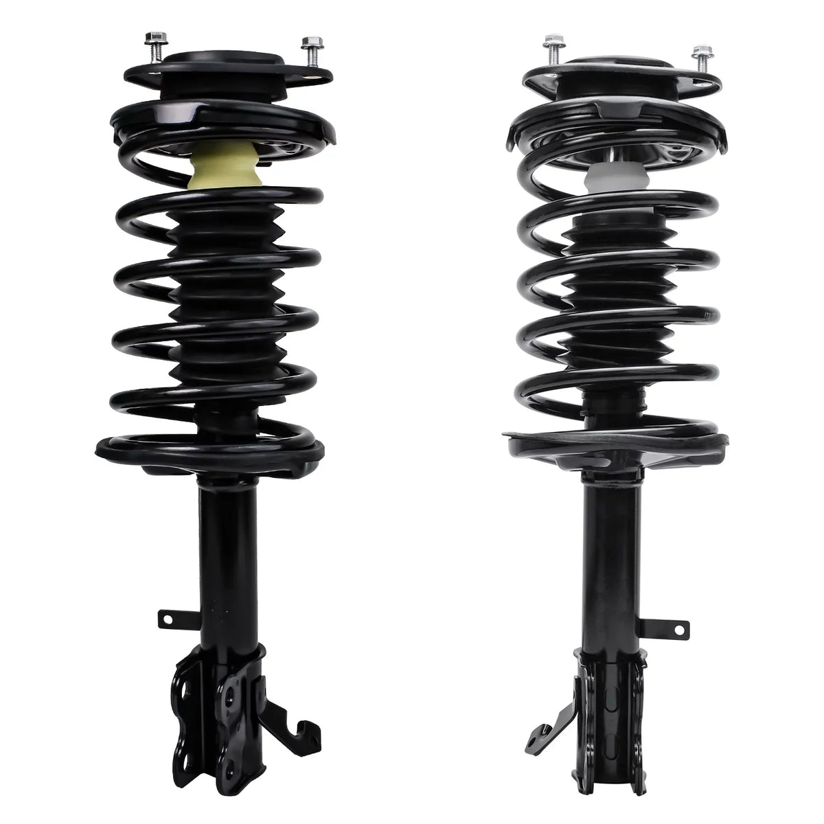 Detroit Axle - Front Struts For 1998-2002 Chevy Prizm 1993-02 Toyota Corolla Complete 2 Struts W/Coil Spring 1994 1995 1996 1997 1998 1999 2000 2001 Replacement Ready Struts Assembly